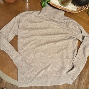 Nordstrom Light Gray Turtleneck Sweater